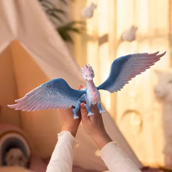 schleich BAYALA Kristalldraakon, 5 a, Ükssarvik / Pegasus, Ükssarvikud ja haldjad, Mitmevärviline