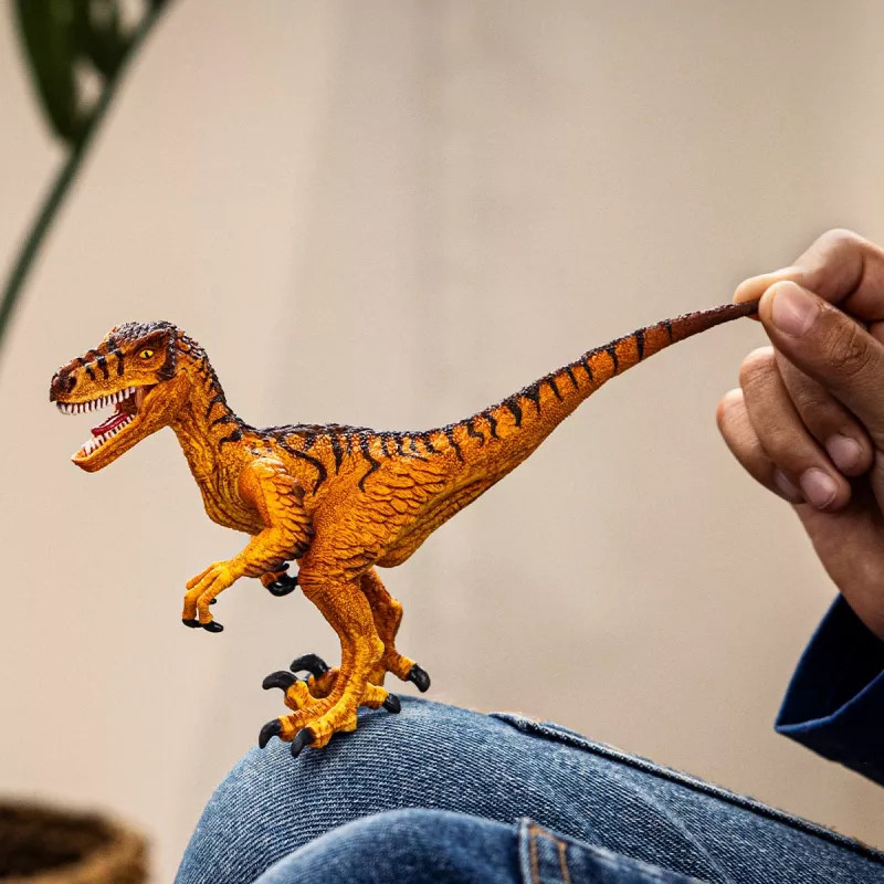schleich Dinosaurused Velociraptor, 4 a, Dinosaurused ja vulkaan, Maa vallutamine, Mitmevärviline