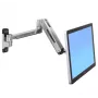ERGOTRON Lx HD istumiseks-seismiseks seinale kinnitatav LCD-käsi (poleeritud alumiinium)