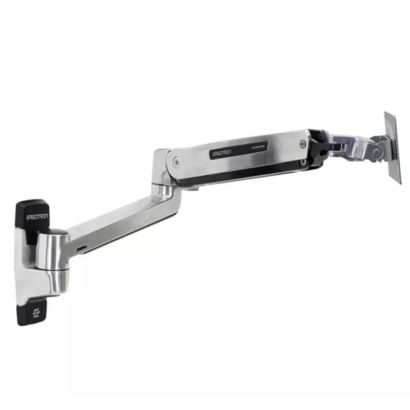 ERGOTRON Lx HD istumiseks-seismiseks seinale kinnitatav LCD-käsi (poleeritud alumiinium)