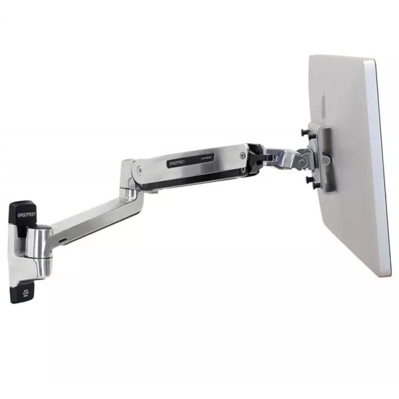 ERGOTRON Lx HD istumiseks-seismiseks seinale kinnitatav LCD-käsi (poleeritud alumiinium)