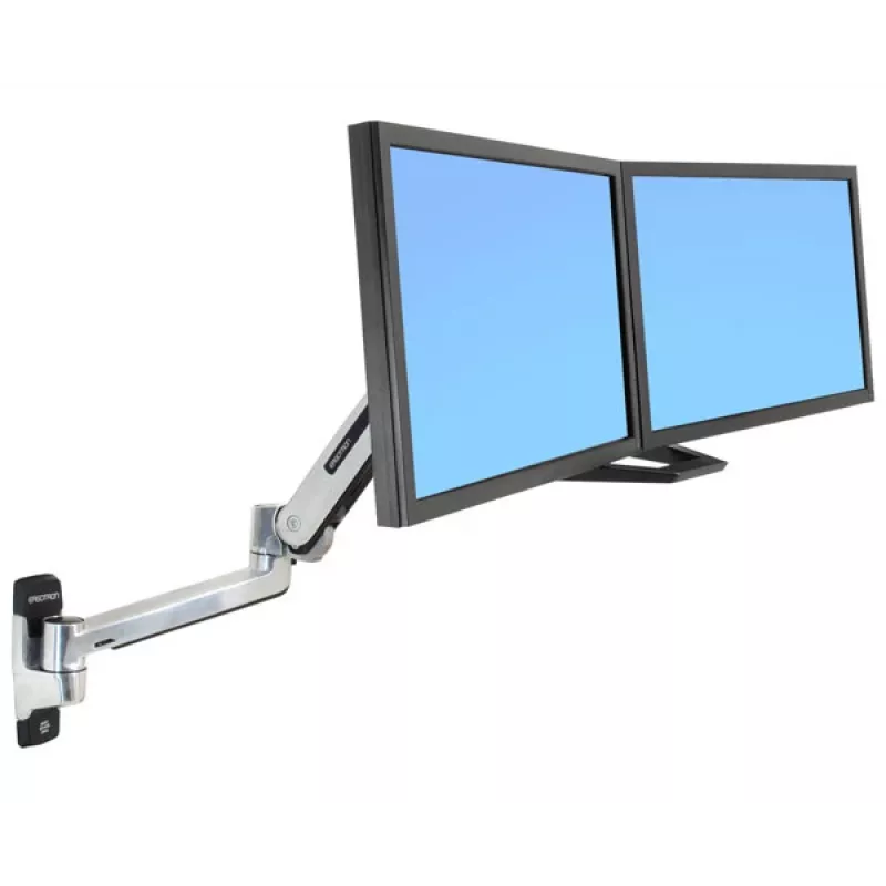 ERGOTRON Lx HD istumiseks-seismiseks seinale kinnitatav LCD-käsi (poleeritud alumiinium)