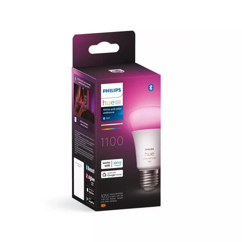 Philips Hue Valge and colour ambience A60 – E27 nutipirn – 1100