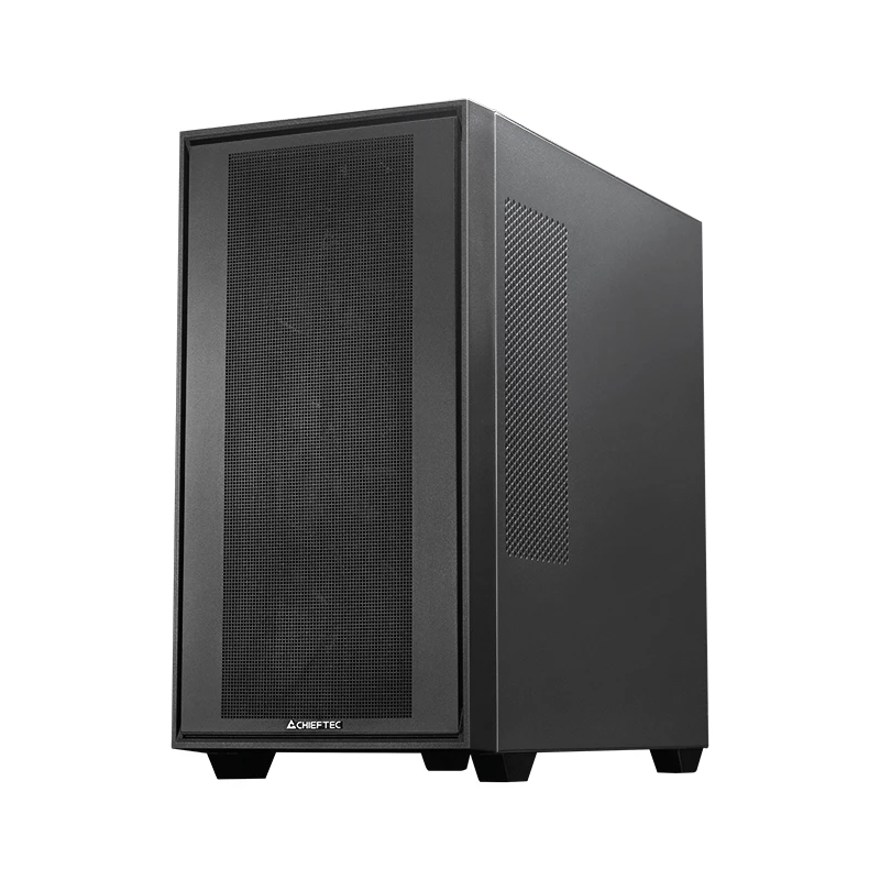 Chieftec Midi Tower GS-03B-BLK-OP Must