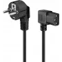 Goobay nurgaga IEC Cord 5m Must Power Plug Type F IEC C13