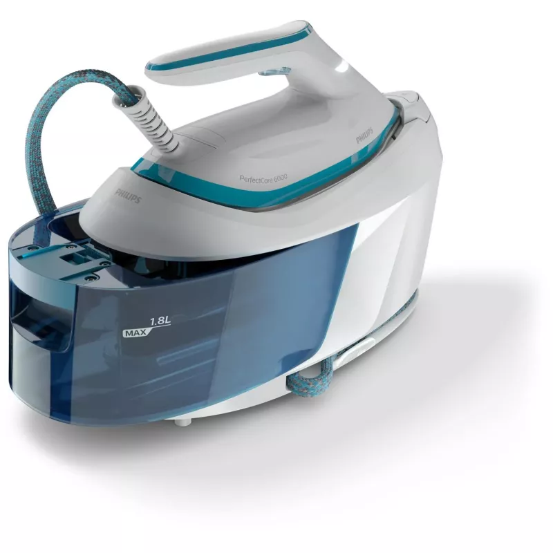 Philips PSG6022/20 aurutriikimisjaam 2400 W 1,8 L SteamGlide Plus tald Sinine, Valge