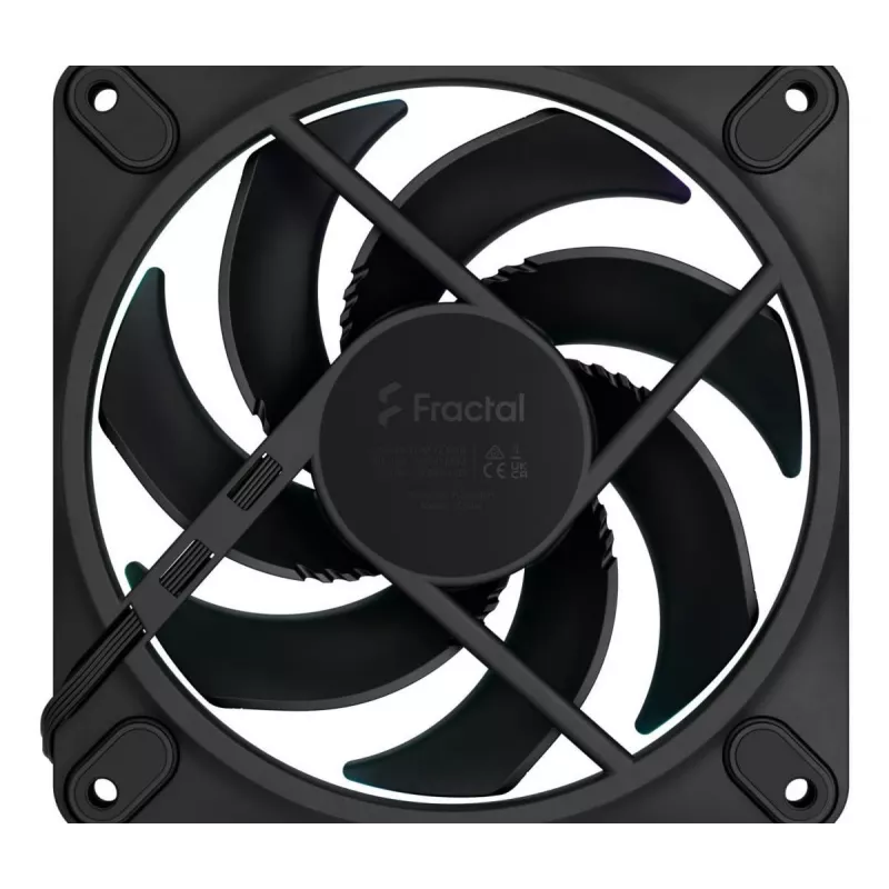 FRACTAL DESIGN jahutusventilaator Momentum 12 RGB 3-pack Must