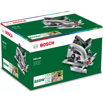 Bosch PKS 40 13 cm Roheline, Hõbedane 5300 RPM 850 W