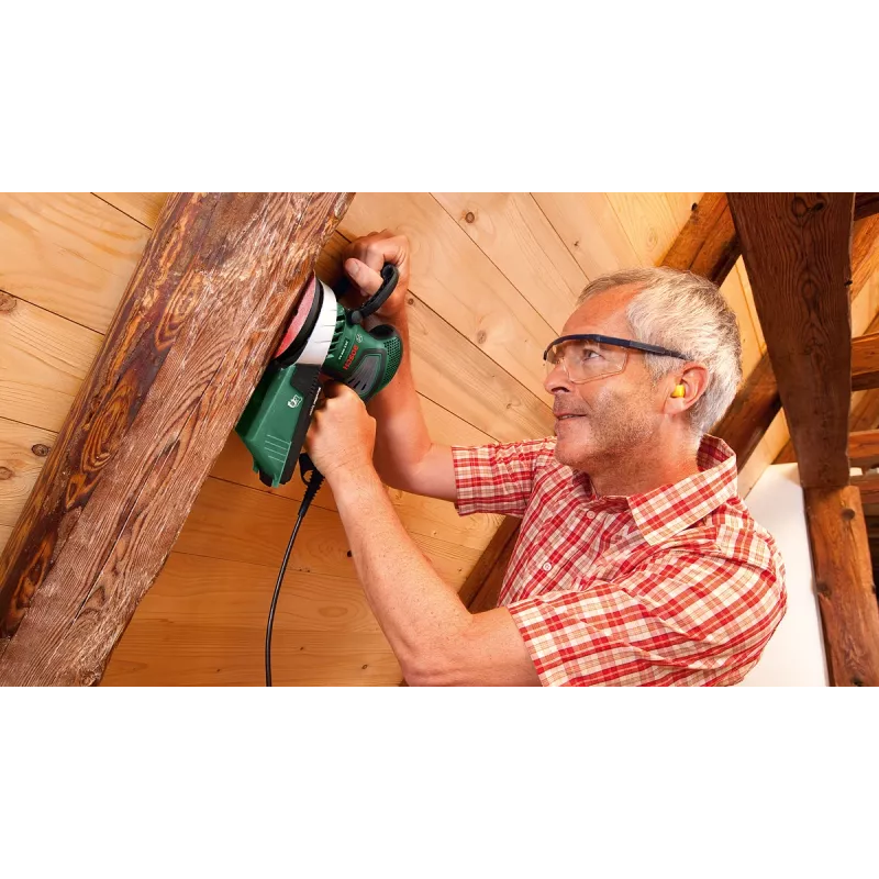 Bosch PEX 400 AE juhu-orbitaallihvmasin, juhu-orbitaallihvmasin, takjakinnitus, roheline, Ungari, 4000 OPM, 26000 OPM