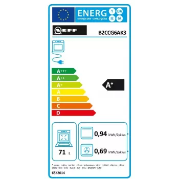 Keraamiline pliit ja elektriahi komplekt NEFF B2CCG6AK3 + T18SDH9L0 — Klaaskeraamiline 4-tsooniline pliit, 71 L elektriahi, CircoTherm®