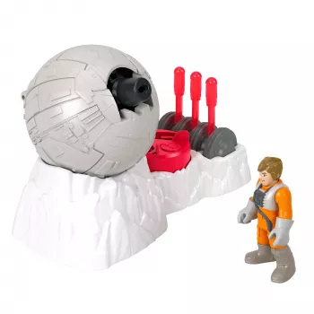 Fisher-Price Imaginext STAR WARS mässajate baasi kahurmänguasi Luke Skywalkeri valatud tegelase võtmega, 5 tk