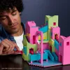Mattel MEGA Squid Game Staircase Building Toy Kits with Action Figure (1707 pieces) for Collectors