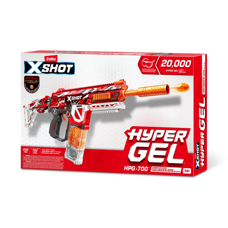 XSHOT Hyper Gel HPG-700 Blaster (20 000 Hyper Gel graanulit) ZURU