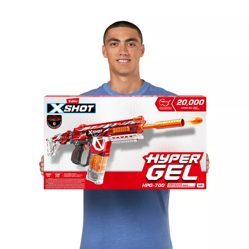 XSHOT Hyper Gel HPG-700 Blaster (20 000 Hyper Gel graanulit) ZURU