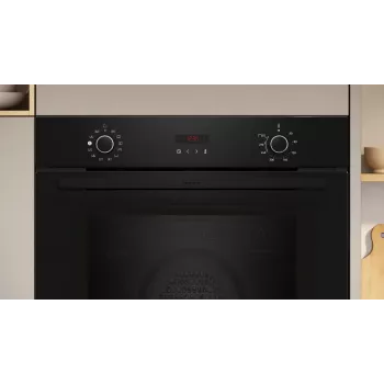 Sisseehitatav elektriahi NEFF N 30 B2CVG6AK3 — 71 L, must, pöördnupud, elektrooniline kell, A+