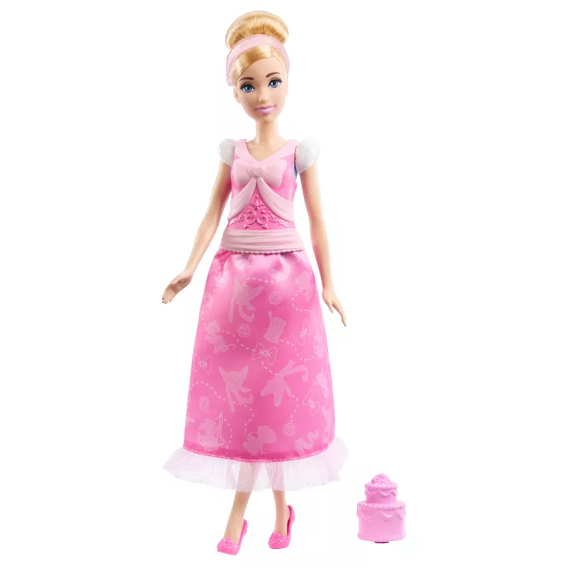 Disney Princess 2-in-1 Stories Cinderella moenukk 2 klõpsatava pihiku, 2 seeliku ja 9 aksessuaariga