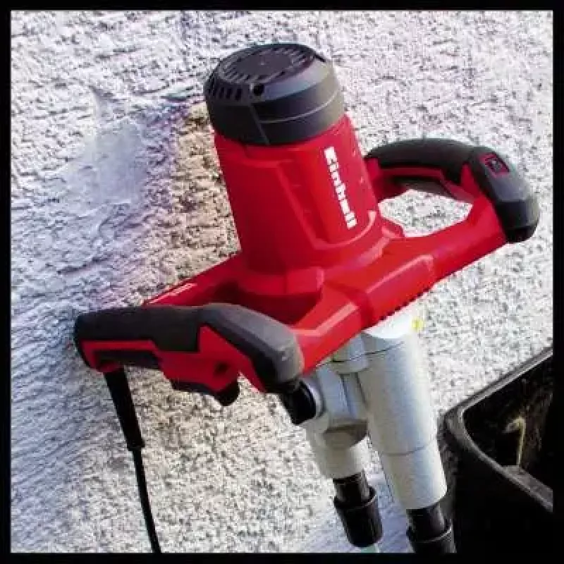 Värvi- ja mördisegisti EINHELL TE-MX 1600-2 CE Twin, 1600 W, punane/must