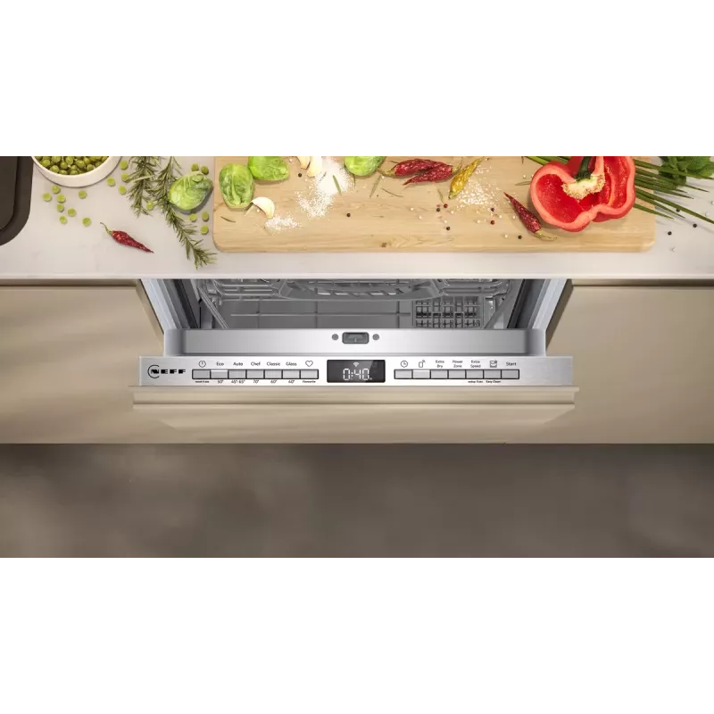 Nõudepesumasin NEFF S853HKX20E täissüvistatav kitsas 10 komplekti, Home Connect, 46 dB