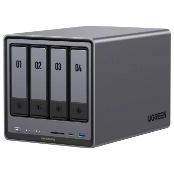 Ugreen NASync DXP4800 Plus NAS Lauaarvuti Intel® Pentium® Gold 8505 8 GB DDR5 0 TB UGOS Pro