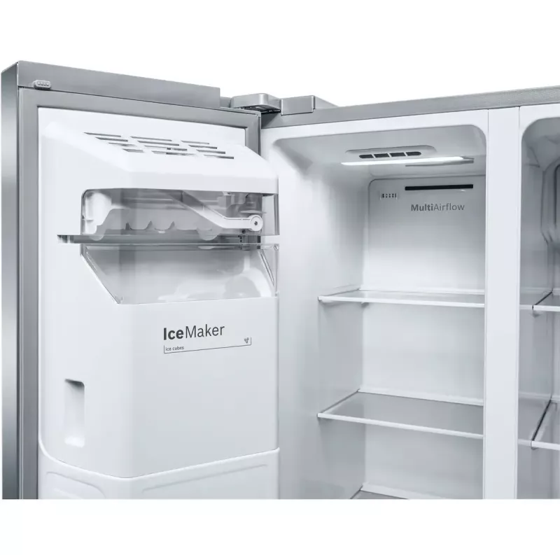 Bosch Serie 6 KAG93AIEP külmik-sügavkülmik külg-külje kõrval, eraldiseisev, 560 L, roostevaba teras
