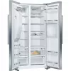 Bosch Serie 6 KAG93AIEP külmik-sügavkülmik külg-külje kõrval, eraldiseisev, 560 L, roostevaba teras