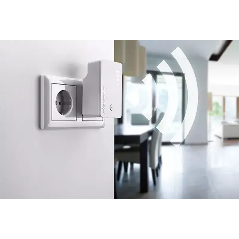 WiFi repiiter Devolo AC 1000 Mbit/s valge