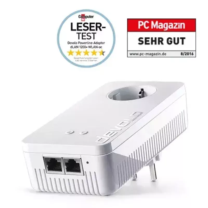 WiFi repiiter Devolo AC 1000 Mbit/s valge