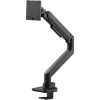 Monitorivars SILVERSTONE SST-ARM14B 17–49-tollistele monitoridele, must, ühe ekraani reguleeritav kinnitus