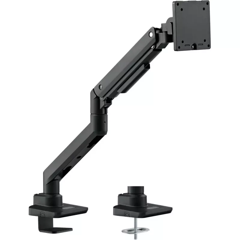Monitorivars SILVERSTONE SST-ARM14B 17–49-tollistele monitoridele, must, ühe ekraani reguleeritav kinnitus