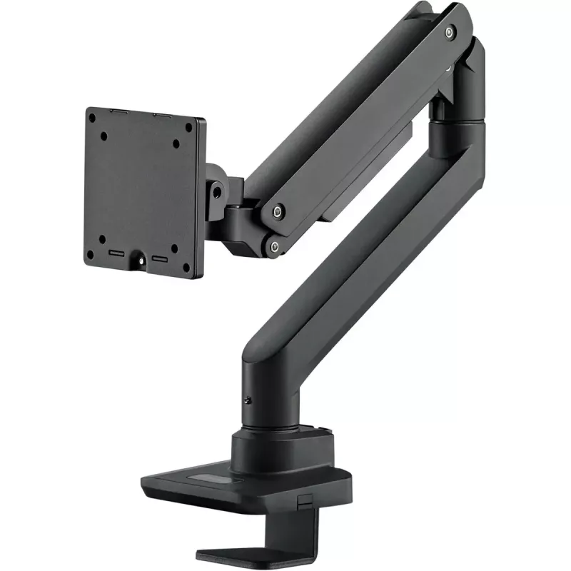 Monitorivars SILVERSTONE SST-ARM14B 17–49-tollistele monitoridele, must, ühe ekraani reguleeritav kinnitus