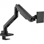 Monitorivars SILVERSTONE SST-ARM14B 17–49-tollistele monitoridele, must, ühe ekraani reguleeritav kinnitus