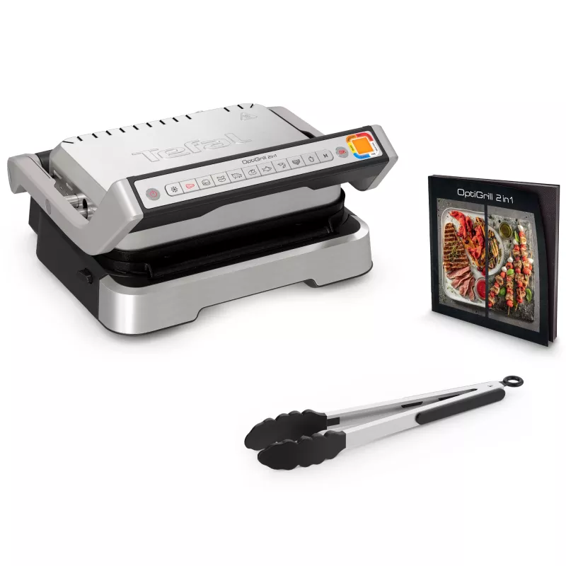 Kontaktgrill Tefal OptiGrill 2in1 GC773D roostevaba teras 2100 W