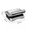Kontaktgrill Tefal OptiGrill 2in1 GC773D roostevaba teras 2100 W