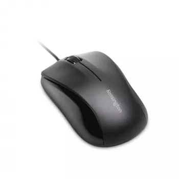 Kensington Wired Valuhiir, mõlemakäeline, optiline, USB Type-A, 1000 DPI, must