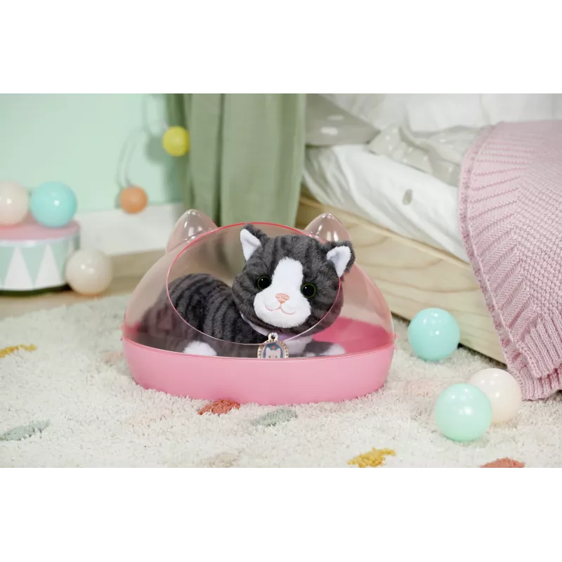 BABY born Minu Kass Cookie koos kastiga, Nuku lemmikloom, 3 a, Vajalikud patareid