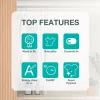 Gorenje DPNA83W pesukuivati Eraldiseisev Eestlaetav 8 kg Must, Valge