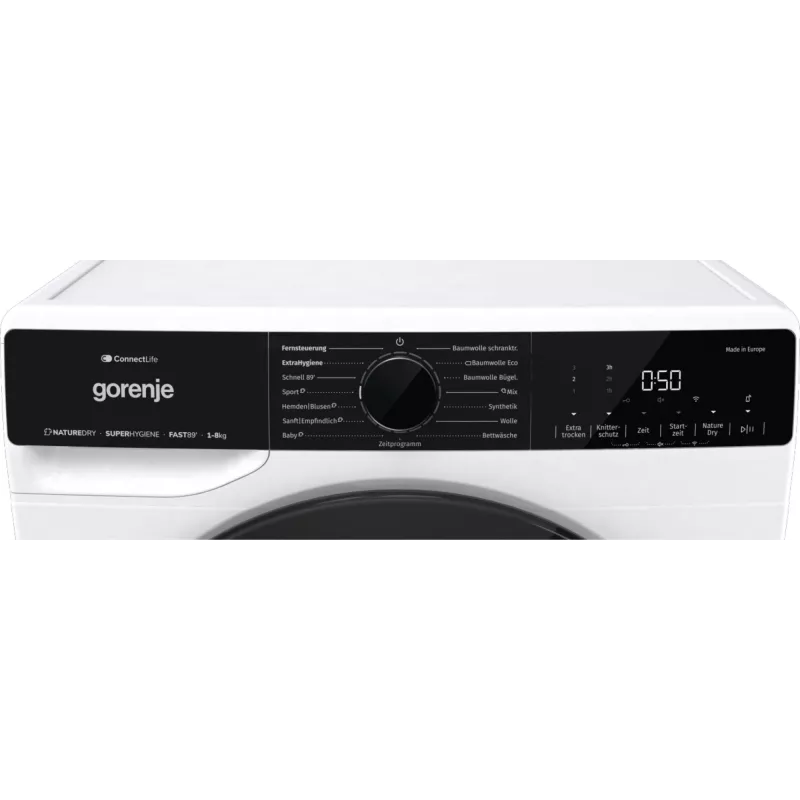 Gorenje DPNA83W pesukuivati Eraldiseisev Eestlaetav 8 kg Must, Valge