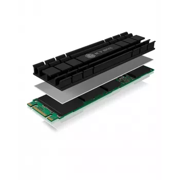 ICY BOX IB-M2HS-701 M.2 NVMe SSD jahutusradiaator must 1 tk