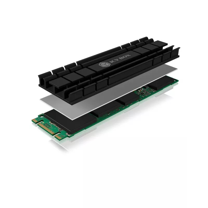 ICY BOX IB-M2HS-701 M.2 NVMe SSD jahutusradiaator must 1 tk