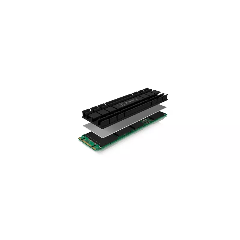 ICY BOX IB-M2HS-701 M.2 NVMe SSD jahutusradiaator must 1 tk