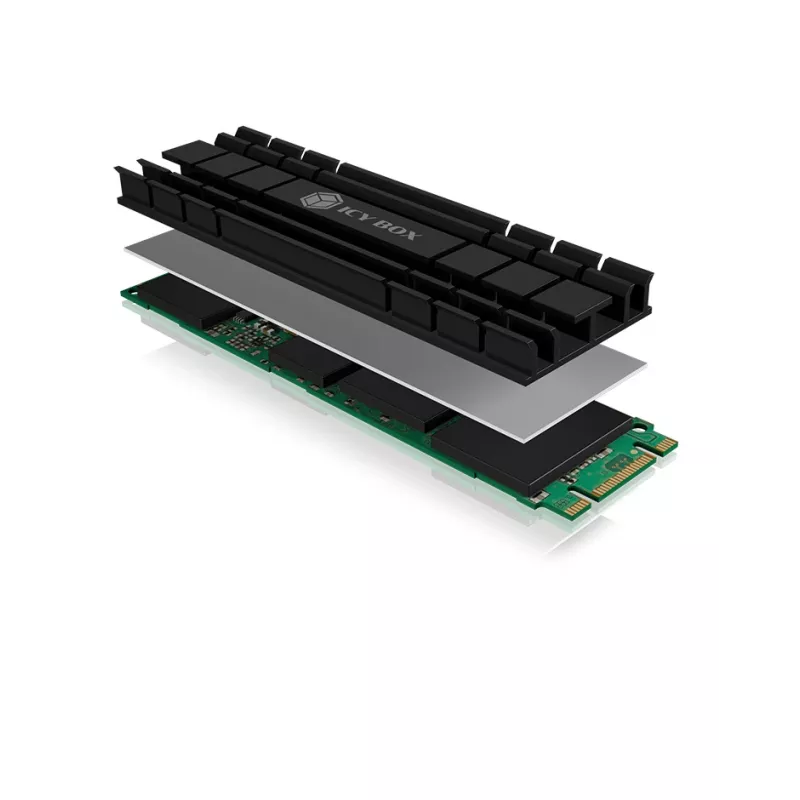 ICY BOX IB-M2HS-701 M.2 NVMe SSD jahutusradiaator must 1 tk