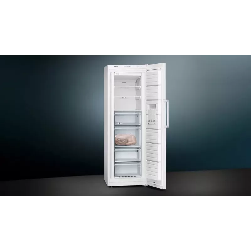 Külmik Siemens iQ300 GS33NVWEP — 225 L, NoFrost, 20 kg/24h, E-klass, valge