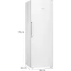 Külmik Siemens iQ300 GS33NVWEP — 225 L, NoFrost, 20 kg/24h, E-klass, valge