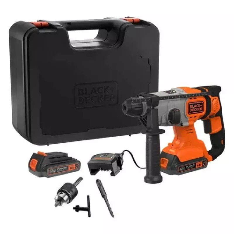 Puurtrell Must & Decker BCD900E2K-QW 1880 RPM SDS Plus, 2.5 Ah aku