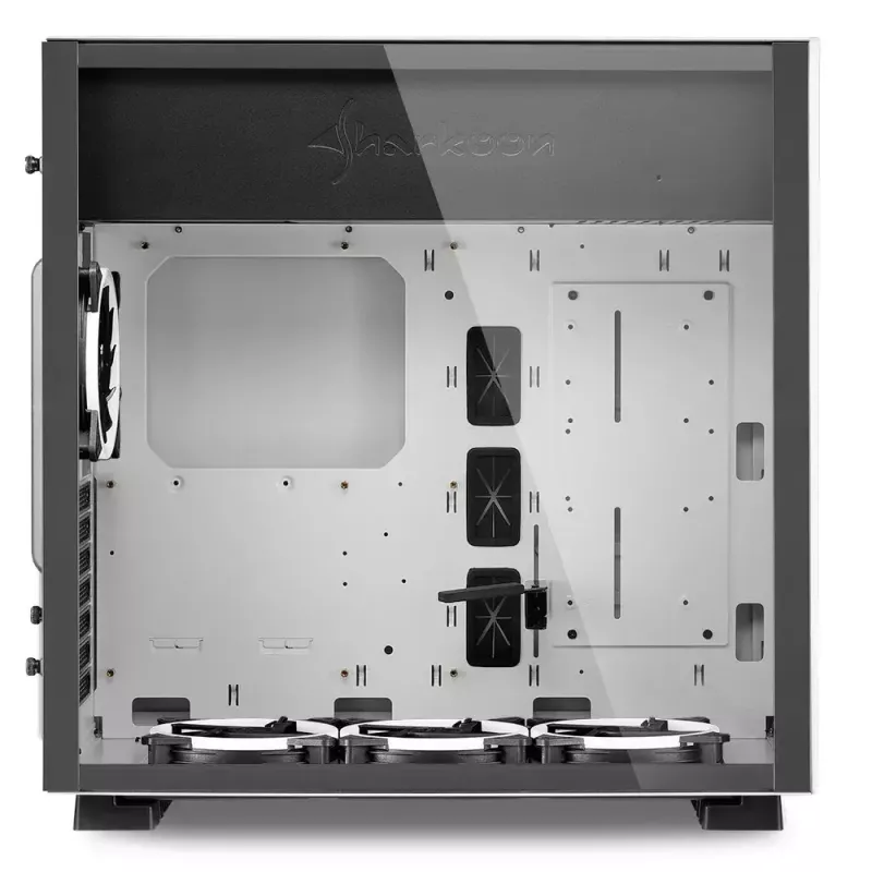 Arvutikorpus Sharkoon Pure Steel RGB Midi Tower valge