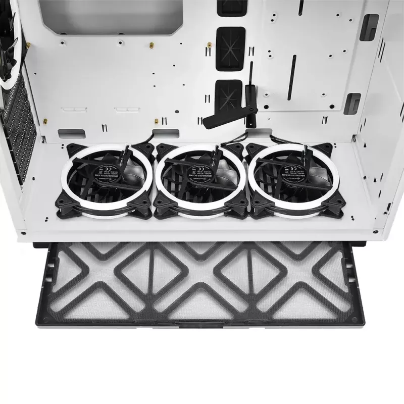 Arvutikorpus Sharkoon Pure Steel RGB Midi Tower valge