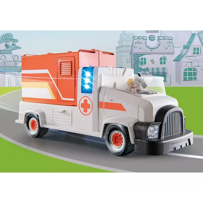 Playmobil Duck On Call 70913 toy playset Auto ja linn Mitmevärviline