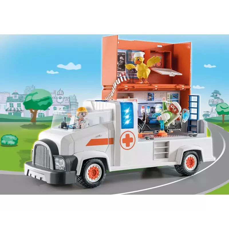 Playmobil Duck On Call 70913 toy playset Auto ja linn Mitmevärviline