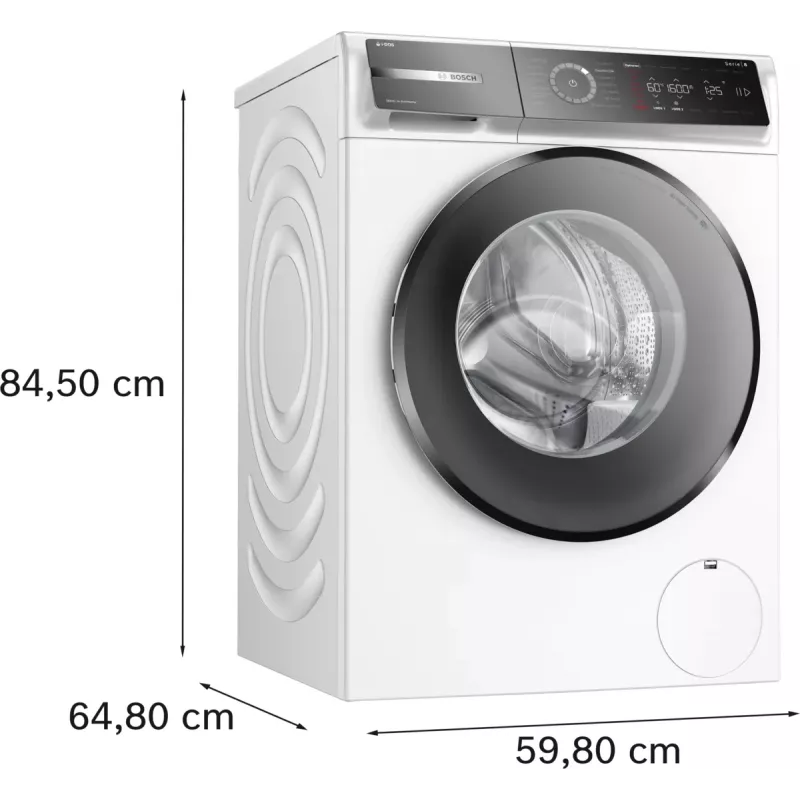 Bosch WGB256A41 pesumasin eestlaetav 10 kg 1600 RPM valge