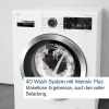 Bosch Serie 8 WGB256041 pesumasin eestlaetav 10 kg 1600 p/min must, valge